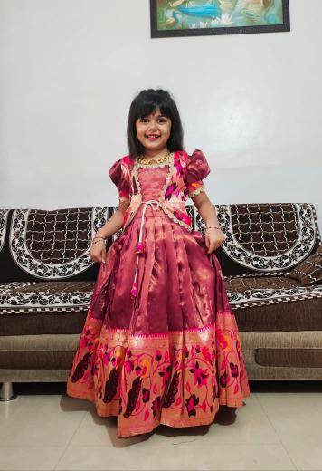 NEW LAUNCING KIDS GOWN Branded wholesale clothing India
